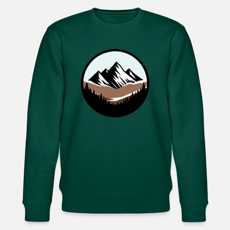 Der Berg ruft - Stanley/Stella Unisex Bio-Sweatshirt CHANGER  - Forest