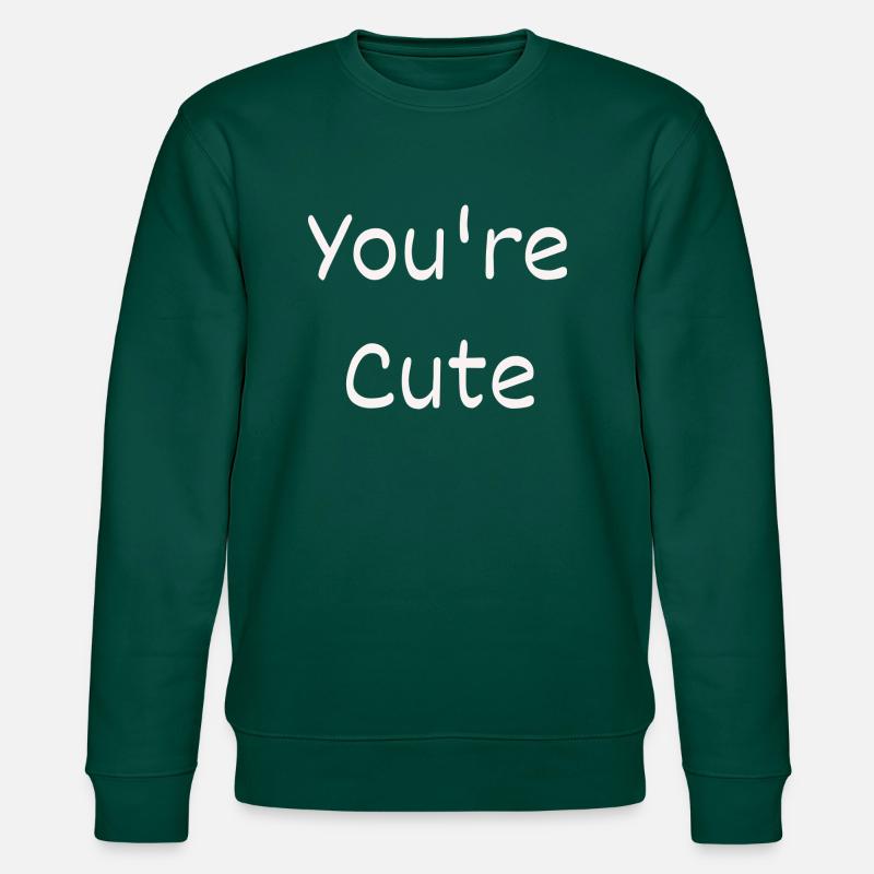 Du bist süß - Stanley/Stella Unisex Bio-Sweatshirt CHANGER  - Forest