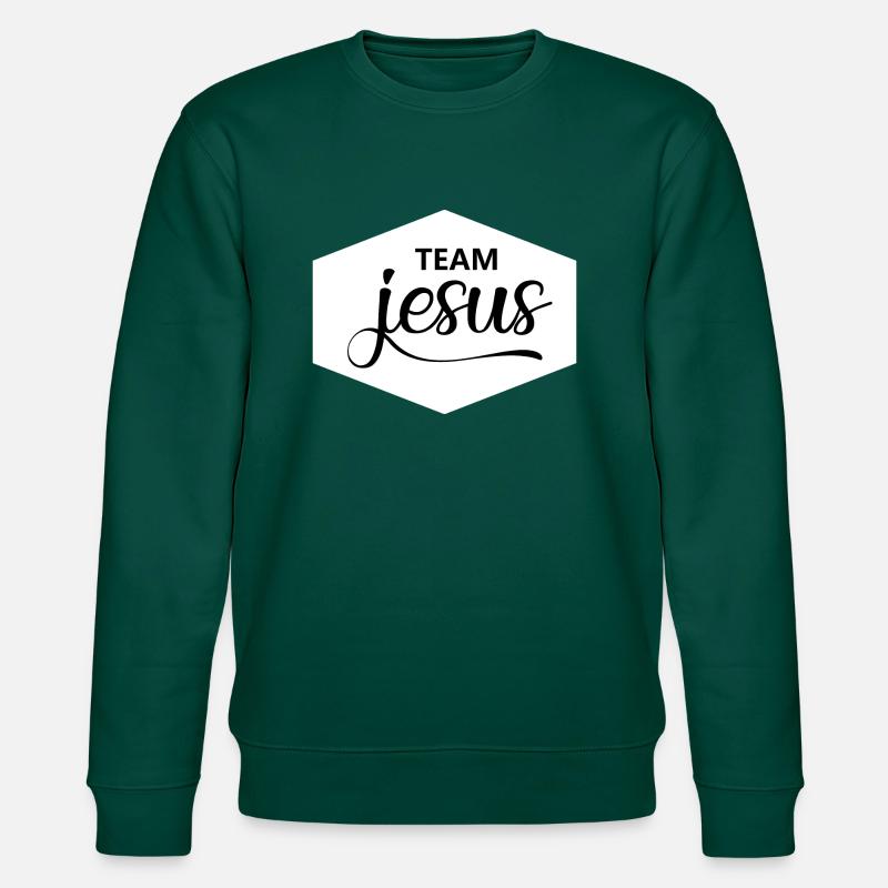 Christliche Sprüche - Stanley/Stella Unisex Bio-Sweatshirt CHANGER - Forest