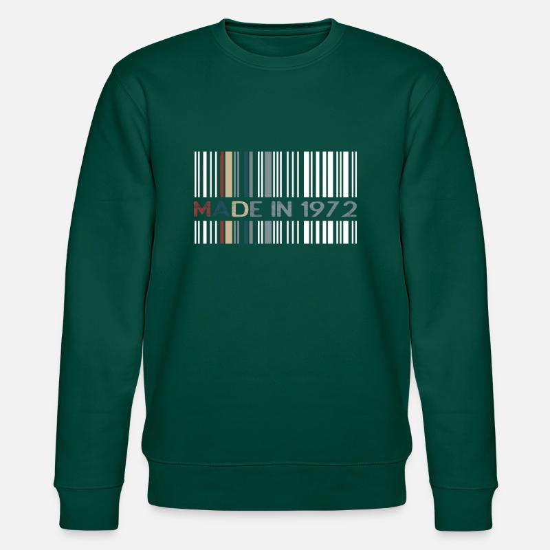 Barcode 1972 - Stanley/Stella Unisex Bio-Sweatshirt CHANGER  - Forest