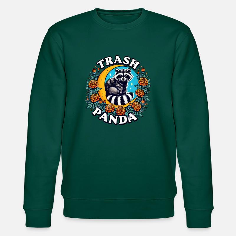 Trash Panda - Stanley/Stella Unisex Bio-Sweatshirt CHANGER  - Forest