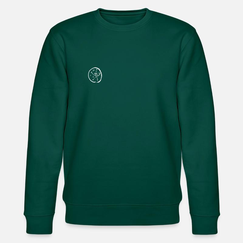 Happy Le Chat Bulle blanche - Sweat bio CHANGER Stanley/Stella Unisexe - forêt