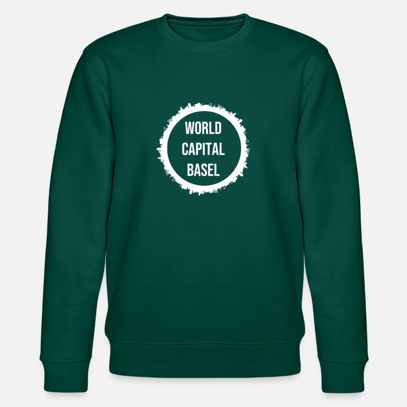 Capitale mondiale Bâle - Sweat bio CHANGER Stanley/Stella Unisexe - forêt