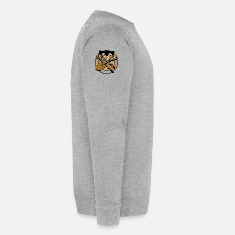 Fight Survival Break Repeat - Stanley/Stella CHANGER Unisex Organic Sweatshirt - heather grey