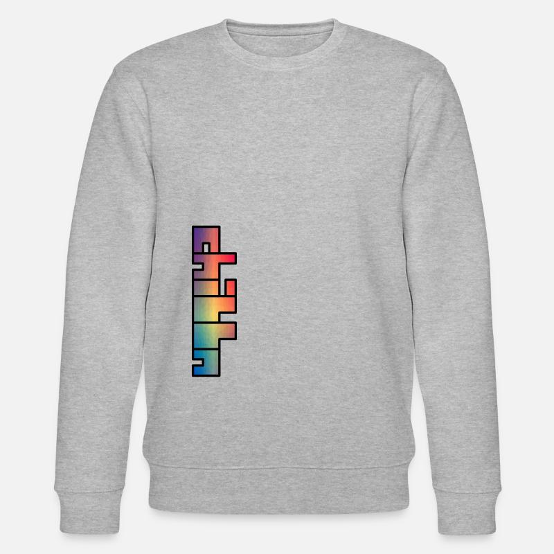 minimalistic colourful chilln - Sweat bio CHANGER Stanley/Stella Unisexe - gris chiné