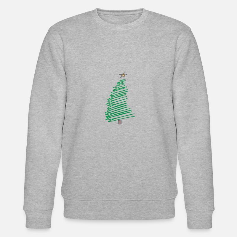 Arbre de Noël - Sweat bio CHANGER Stanley/Stella Unisexe - gris chiné