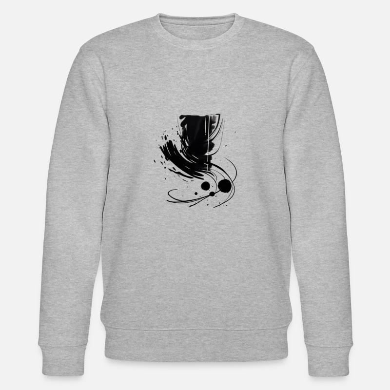 Abstrait - Sweat bio CHANGER Stanley/Stella Unisexe - gris chiné