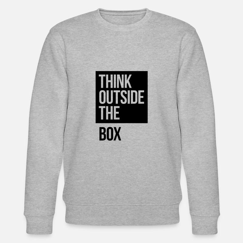 Think Outside The Box - Stanley/Stella Unisex Bio-Sweatshirt CHANGER  - Grau meliert