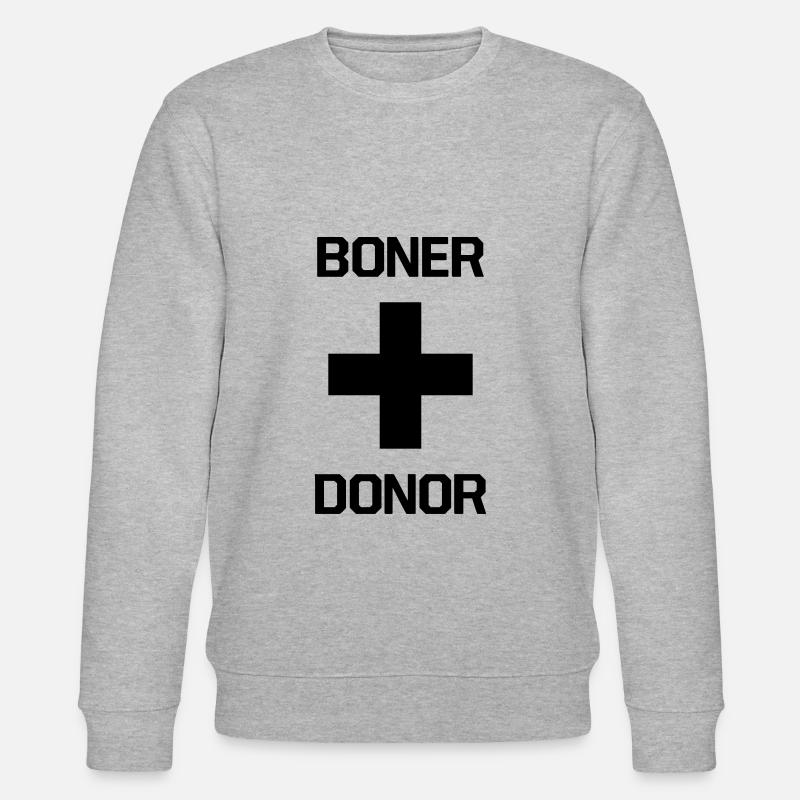 Boner Doner Design - Sweat bio CHANGER Stanley/Stella Unisexe - gris chiné