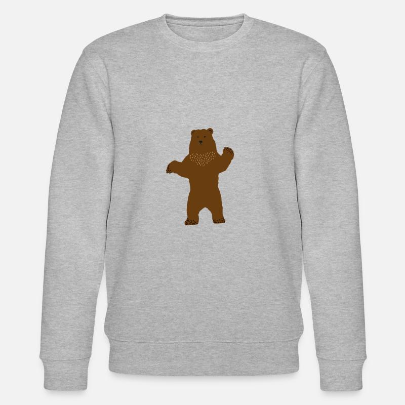 Bär - Stanley/Stella Unisex Bio-Sweatshirt CHANGER  - Grau meliert