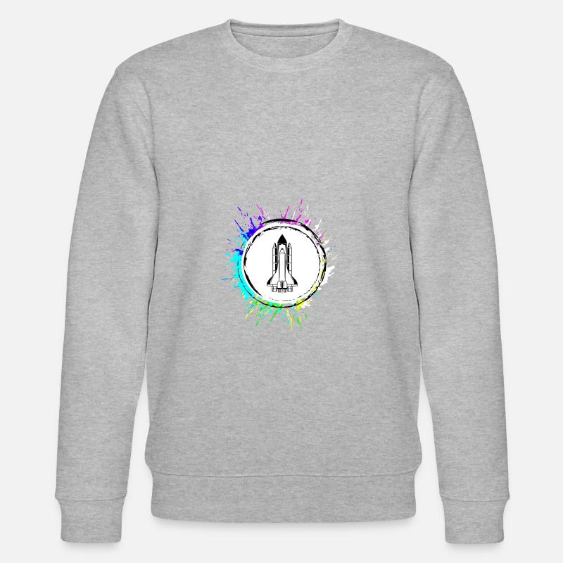 Symbole de la fusée - Sweat bio CHANGER Stanley/Stella Unisexe - gris chiné