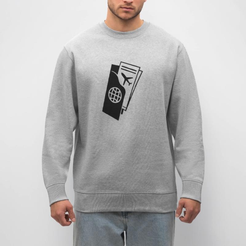 Plane ticket Ekologiczna bluza unisex Stanley/Stella CHANGER 