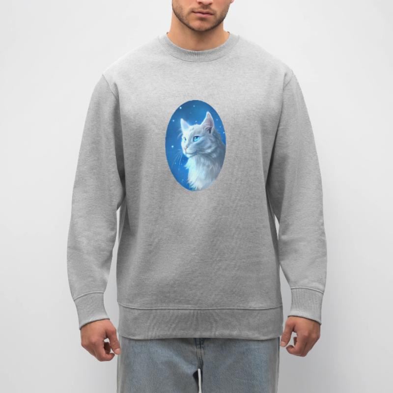 Cloudtail Cloud Tail Warrior Chats Chat Blanc Sweat bio CHANGER Stanley/Stella Unisexe
