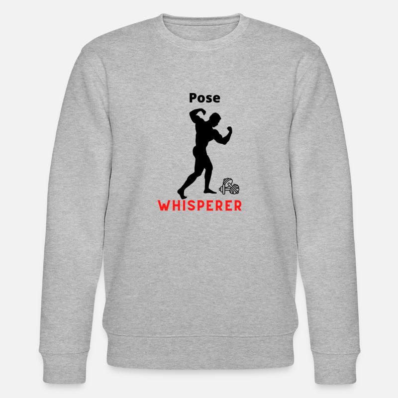 Pose Whisperer - Stanley/Stella Unisex Bio-Sweatshirt CHANGER  - Grau meliert