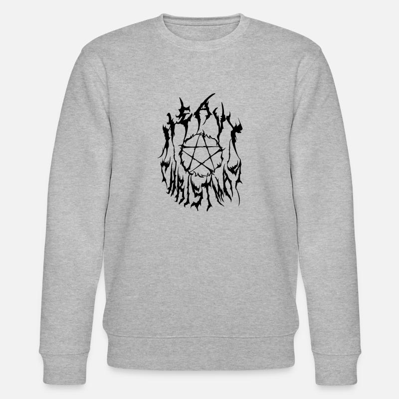 Merry Christmas - Stanley/Stella Unisex Bio-Sweatshirt CHANGER  - Grau meliert