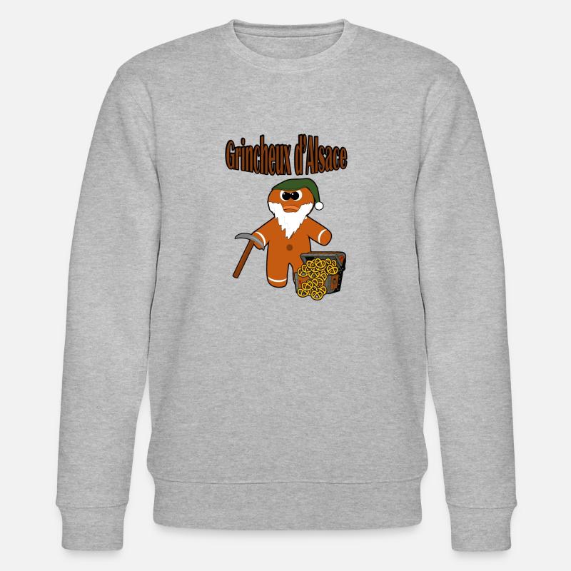 Grumpy from Alsace - Stanley/Stella CHANGER Unisex Organic Sweatshirt - heather grey