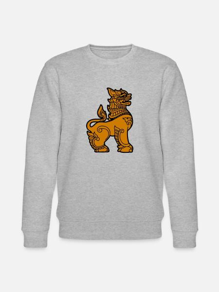 Chinthe Myanmar Myanmar - Stanley/Stella CHANGER Unisex Organic Sweatshirt - heather grey