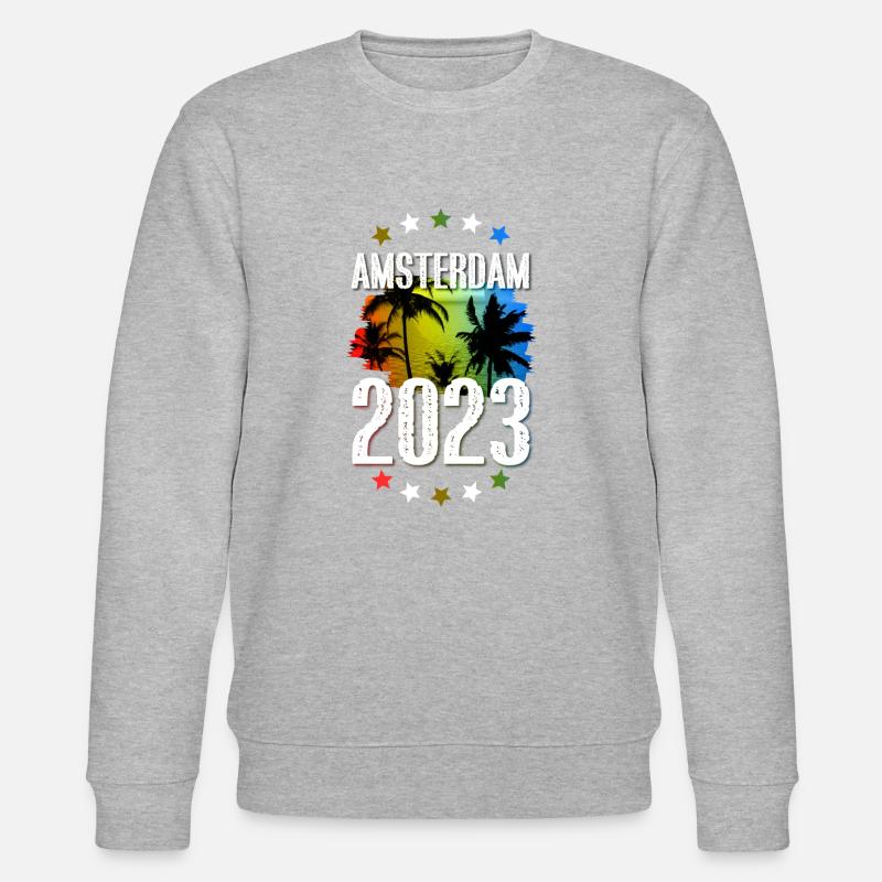Amsterdam 2023 - Stanley/Stella Unisex Bio-Sweatshirt CHANGER  - Grau meliert