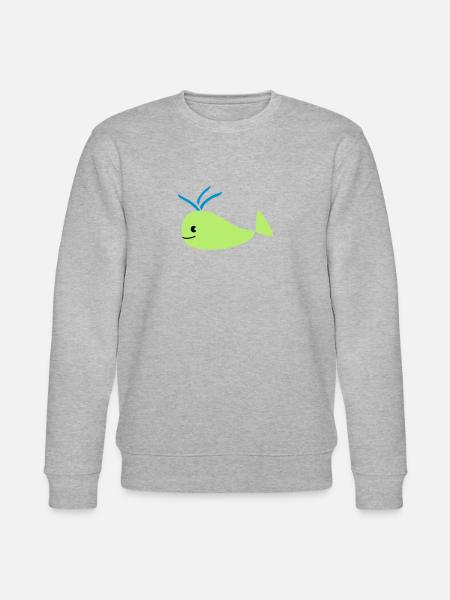 whale - Stanley/Stella Unisex Bio-Sweatshirt CHANGER - Grau meliert