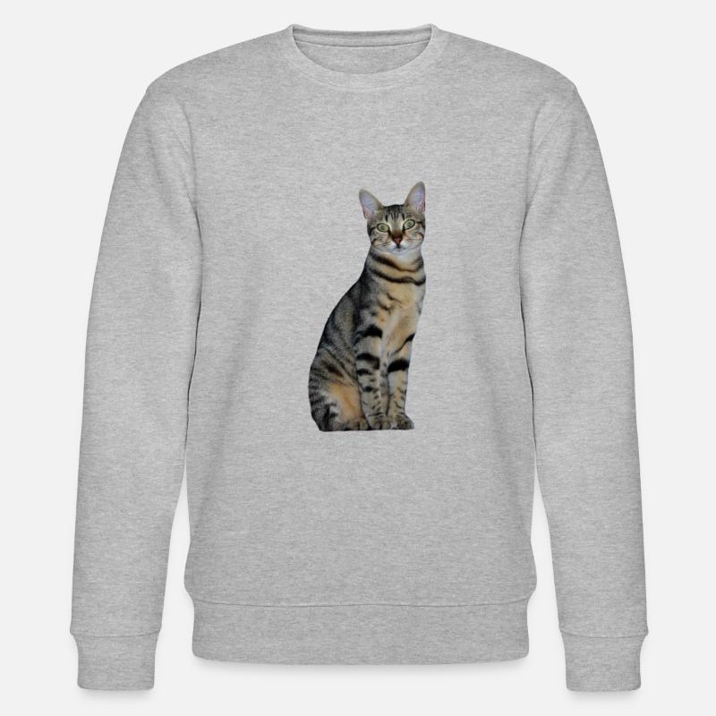 Chat Chaton Tigré Chat Tigre - Sweat bio CHANGER Stanley/Stella Unisexe - gris chiné