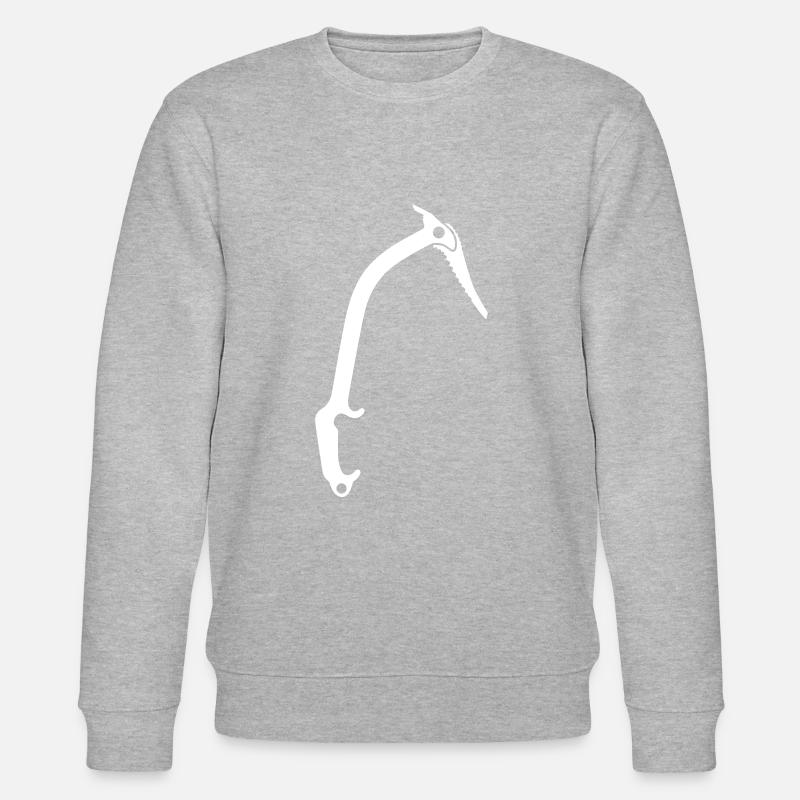 Climbing equipment ice axe - Stanley/Stella CHANGER Unisex Organic Sweatshirt - heather grey