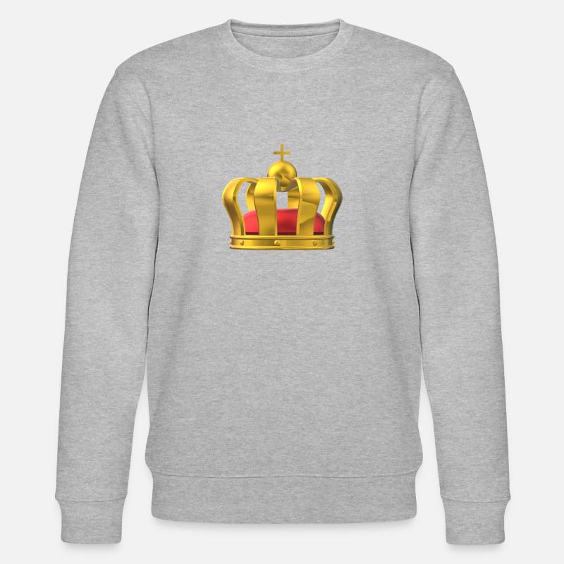 Krone - Stanley/Stella Unisex Bio-Sweatshirt CHANGER  - Grau meliert