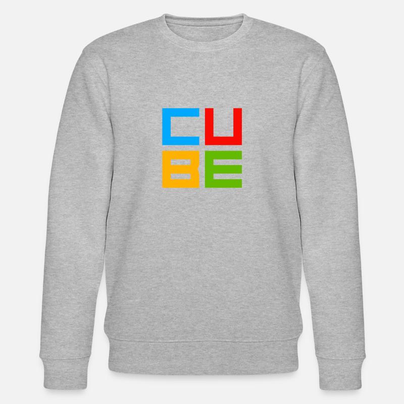 WÜRFEL - Stanley/Stella Unisex Bio-Sweatshirt CHANGER - Grau meliert