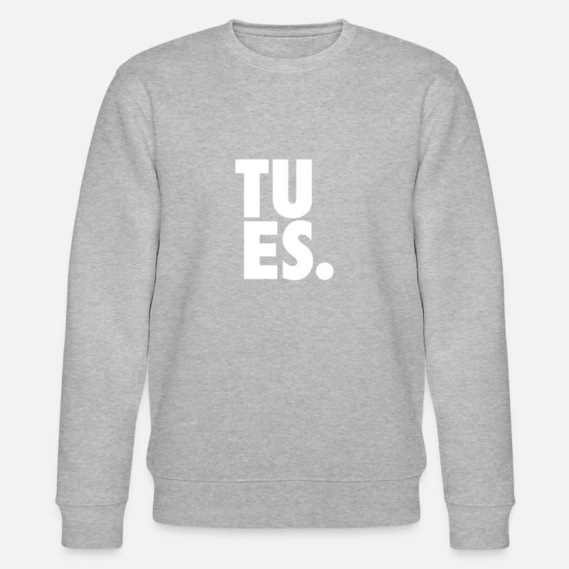 Tu es. - Stanley/Stella Unisex Bio-Sweatshirt CHANGER  - Grau meliert