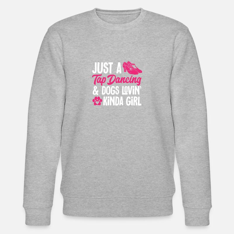 Stepptanzlehrer Stepptänzer Stepptanz - Stanley/Stella Unisex Bio-Sweatshirt CHANGER  - Grau meliert