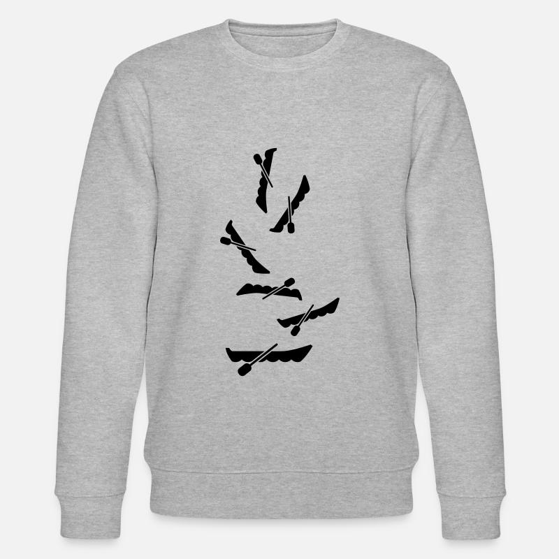 boot Symbol Silhouette - Stanley/Stella Unisex Bio-Sweatshirt CHANGER  - Grau meliert