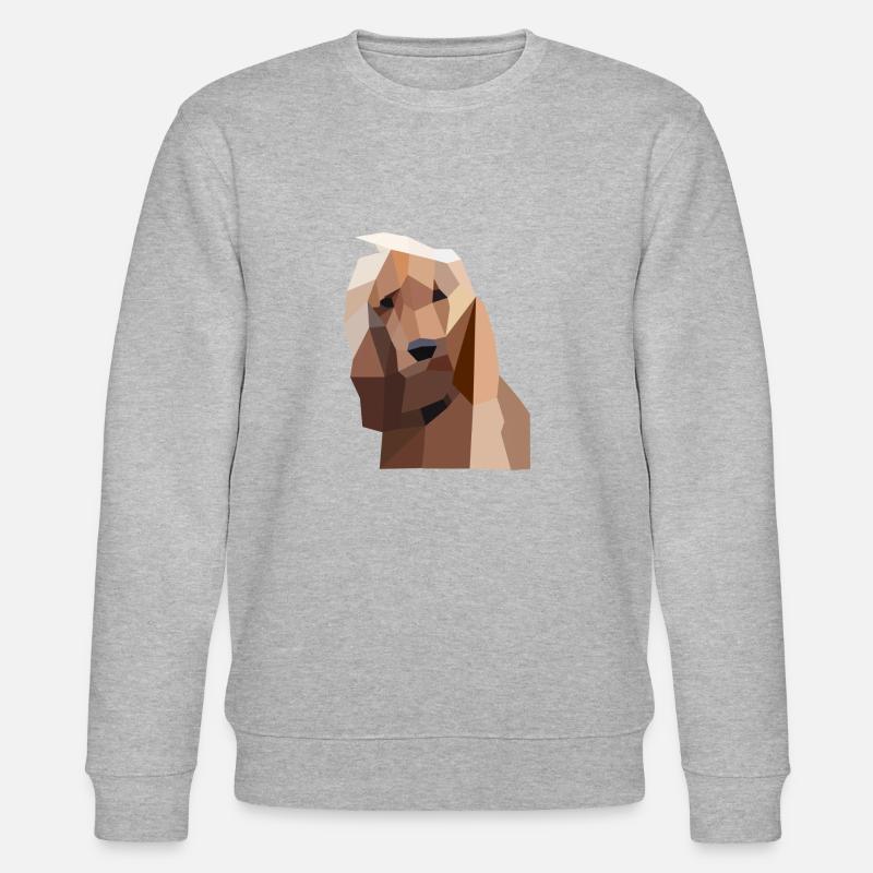 Cute Cockerspaniel - Stanley/Stella Unisex Bio-Sweatshirt CHANGER  - Grau meliert
