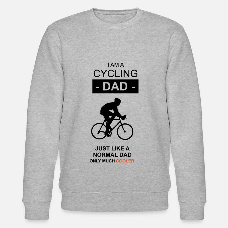 Cycling papa vélo père - Sweat bio CHANGER Stanley/Stella Unisexe - gris chiné