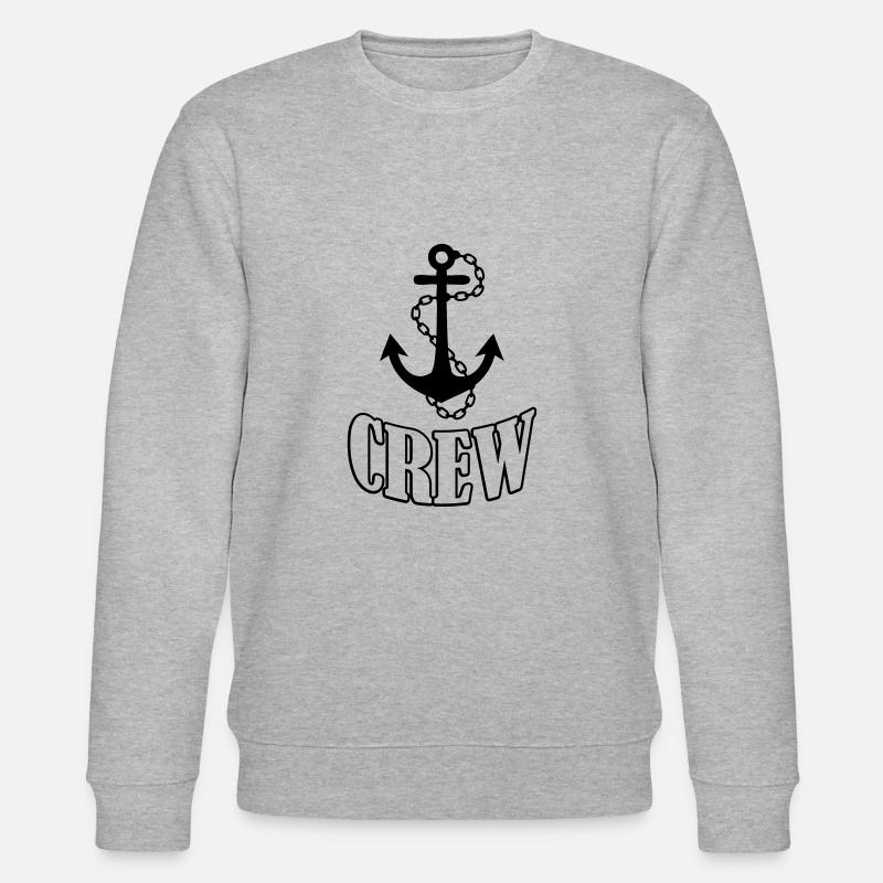anchor crew - Stanley/Stella CHANGER Unisex Organic Sweatshirt - heather grey