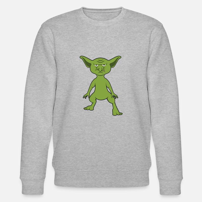 Goblin - Stanley/Stella Unisex Bio-Sweatshirt CHANGER  - Grau meliert
