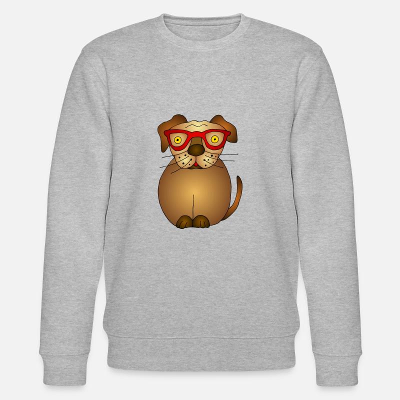 Hund - Stanley/Stella Unisex Bio-Sweatshirt CHANGER  - Grau meliert