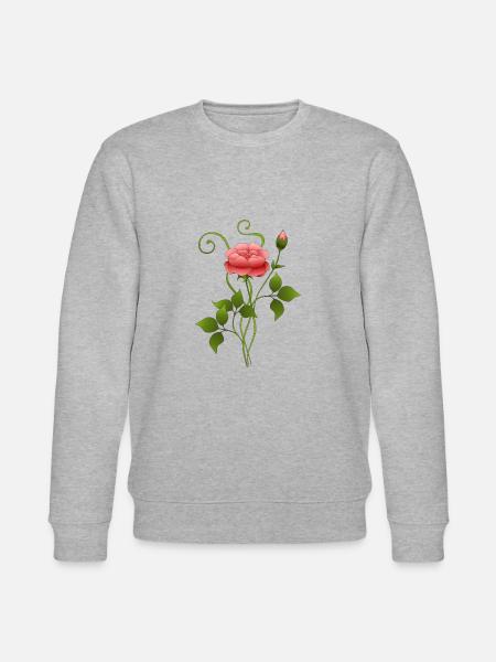 Fleur - Sweat bio CHANGER Stanley/Stella Unisexe - gris chiné