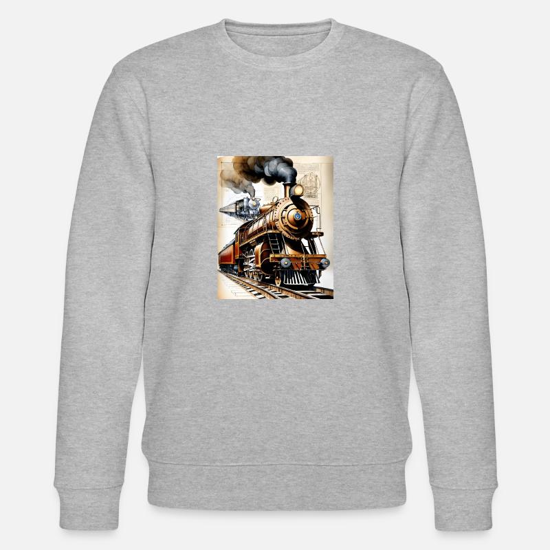 Zug #1 - Stanley/Stella Unisex Bio-Sweatshirt CHANGER  - Grau meliert