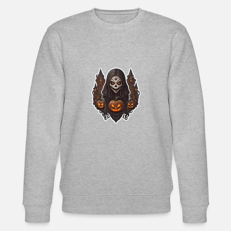 Zombie d’Halloween - Sweat bio CHANGER Stanley/Stella Unisexe - gris chiné