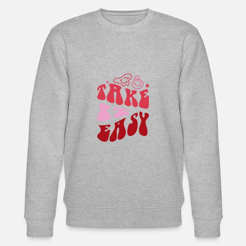 Take It Easy - Stanley/Stella Unisex Bio-Sweatshirt CHANGER  - Grau meliert