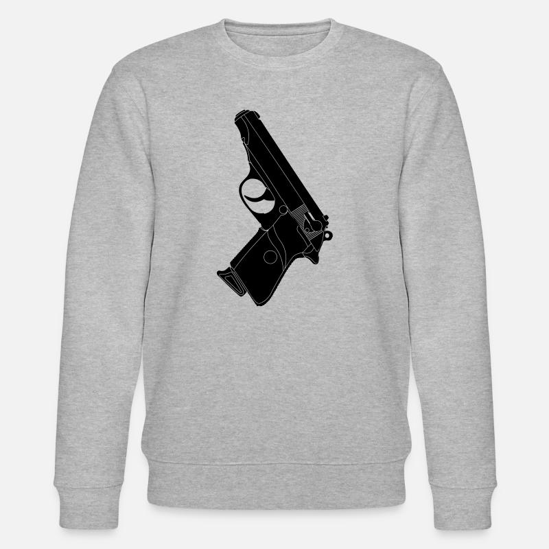Pistole walther - Stanley/Stella Unisex Bio-Sweatshirt CHANGER  - Grau meliert