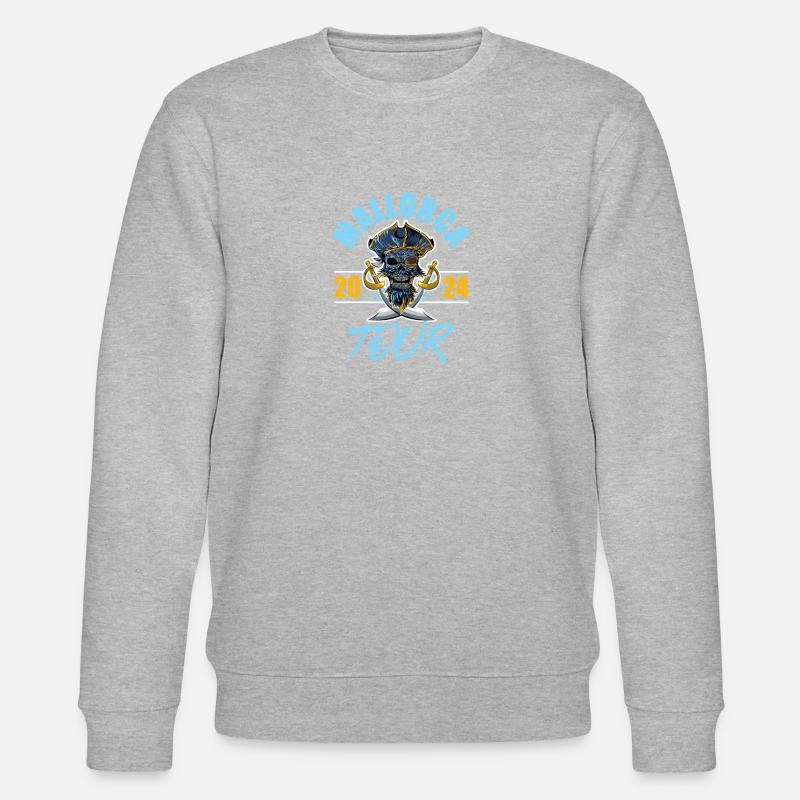 Majorque 2024 Skeleton - Sweat bio CHANGER Stanley/Stella Unisexe - gris chiné