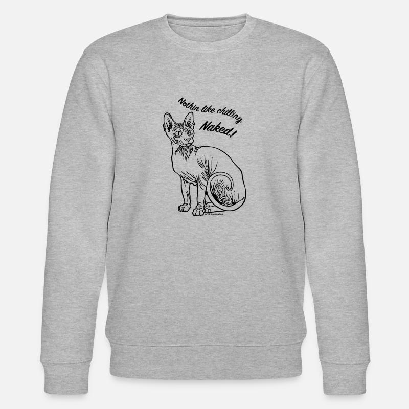 sushinaked - Stanley/Stella Unisex Bio-Sweatshirt CHANGER  - Grau meliert