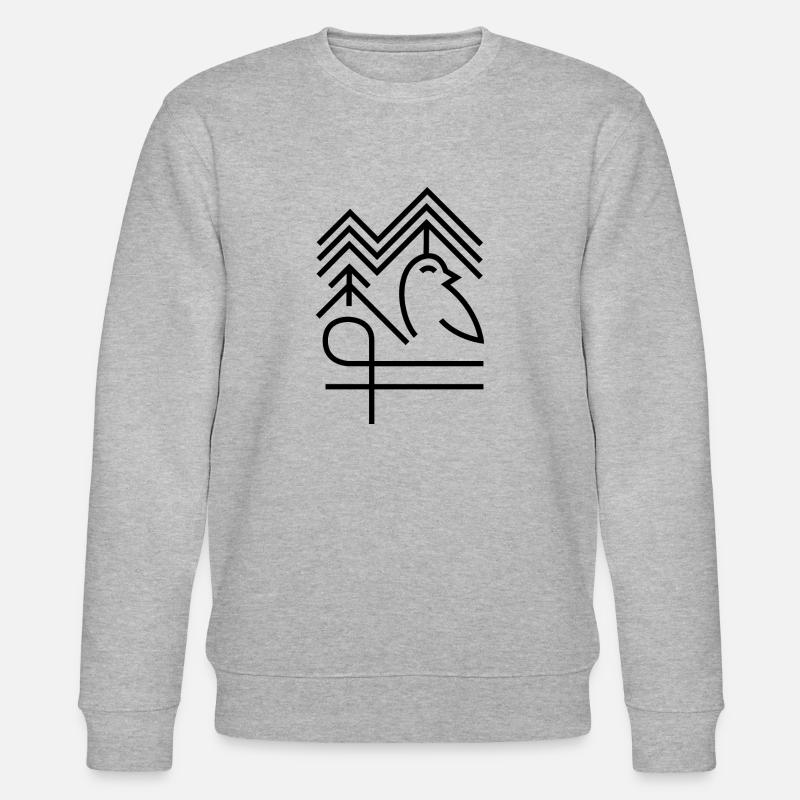 Le printemps de Goethe - Sweat bio CHANGER Stanley/Stella Unisexe - gris chiné