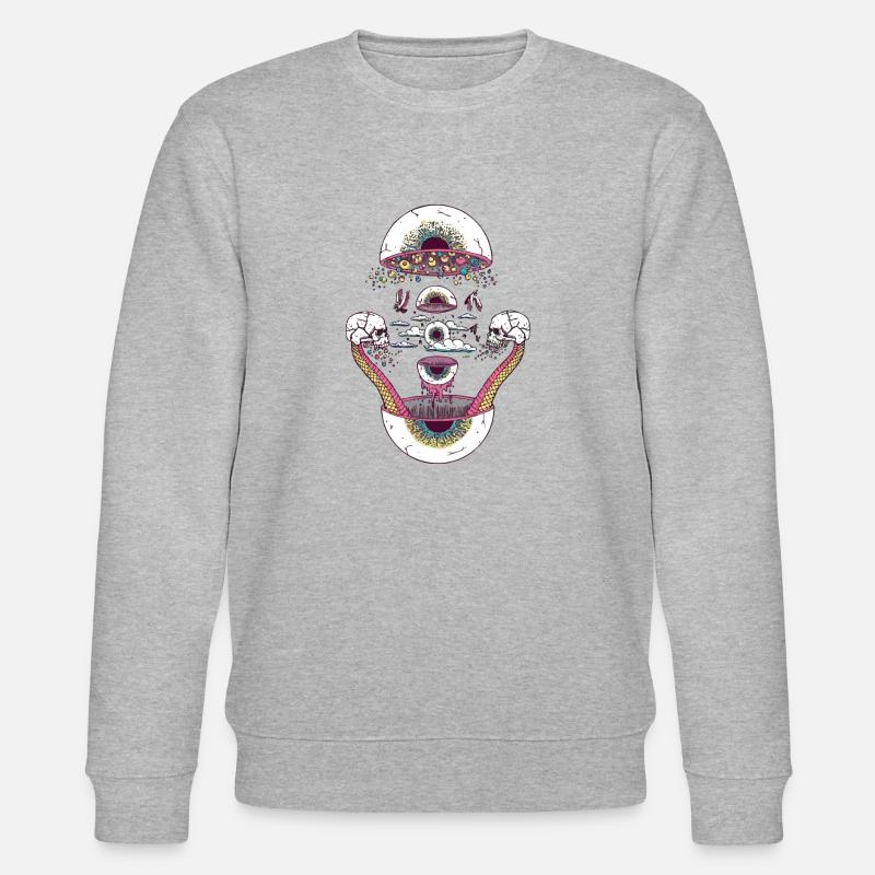 lsd - Stanley/Stella Unisex Bio-Sweatshirt CHANGER  - Grau meliert