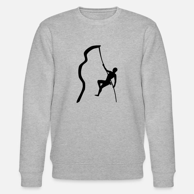 escalade - escaladeuse 2 - Sweat bio CHANGER Stanley/Stella Unisexe - gris chiné