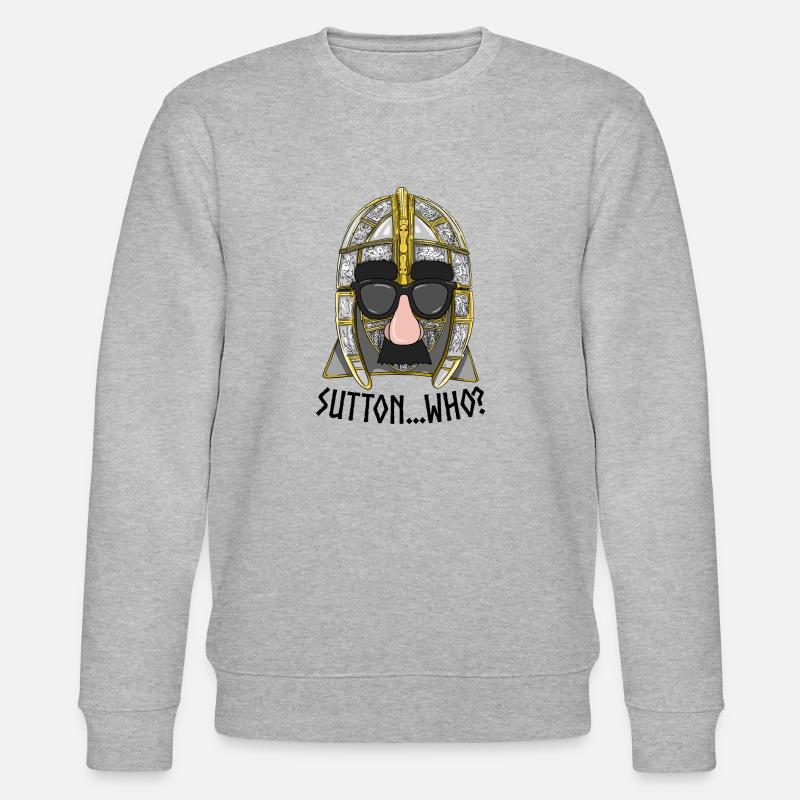Sutton... who ? - Sutton Hoo - Sweat bio CHANGER Stanley/Stella Unisexe - gris chiné