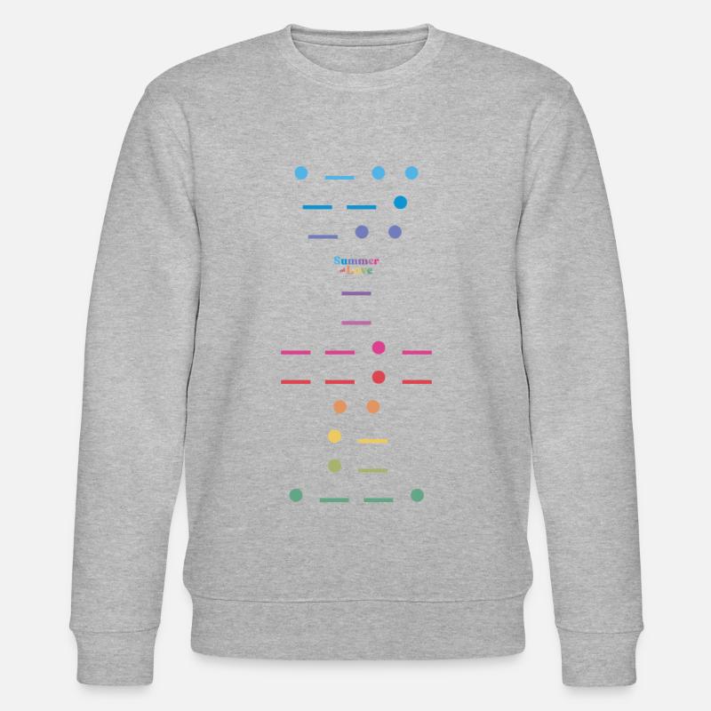 Pride Morse Code - Stanley/Stella CHANGER Unisex Organic Sweatshirt - undefined