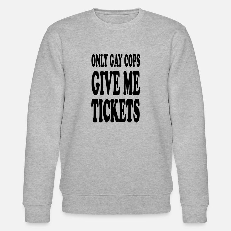 gaycops - Stanley/Stella Unisex Bio-Sweatshirt CHANGER  - Grau meliert