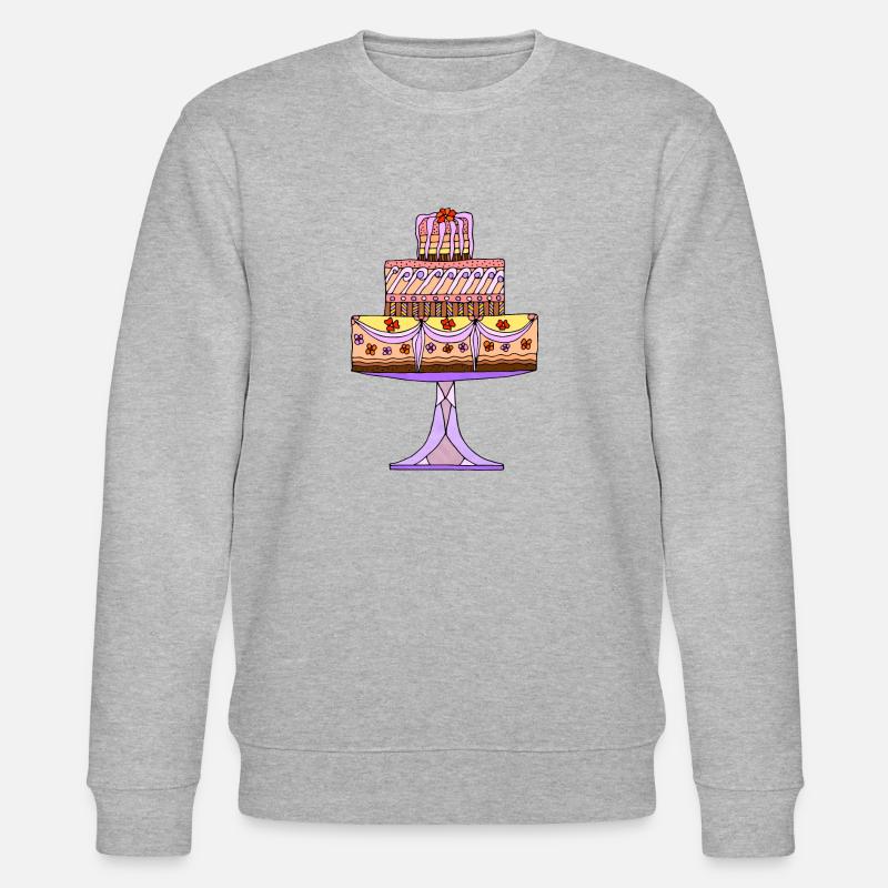 Cake - Stanley/Stella CHANGER Unisex Organic Sweatshirt - heather grey