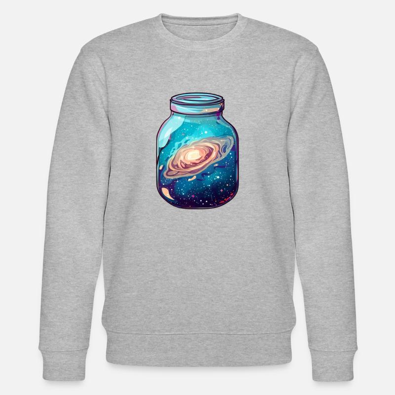 Espace dans un bocal - Sweat bio CHANGER Stanley/Stella Unisexe - gris chiné